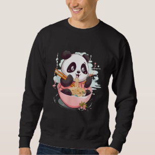 Sudadera Otaku Panda come fideos japoneses de Ramen