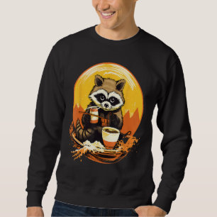 Sudadera Otaku Raccoon come comida japonesa fideos de Ramen