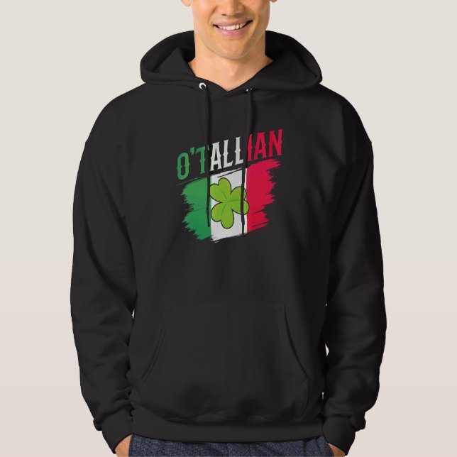 Sudadera O'tallian Leprechaun Gaelic Ireland St Patricks Da (Anverso)