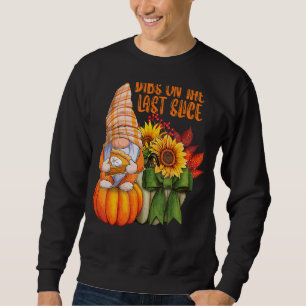 Sudadera Otoño a Gnome le encanta el postre de calabaza y o