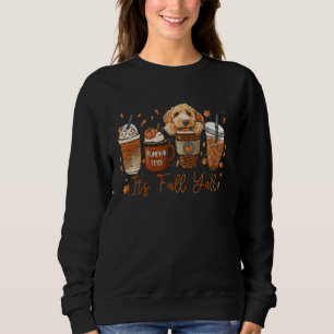 Sudadera Otoño de Yu2019all Labradoodle Dog Coffee Pum