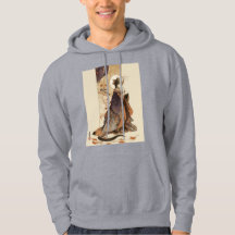 "Otoño ensoñador" Gato japonés con kimono Arte