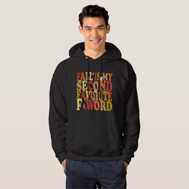 Sudadera Otoño Es Mi Segundo Favorito De La Palabra Gracios (Anverso completo)