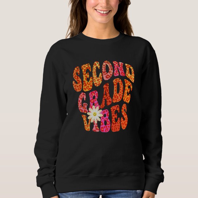 Sudadera Otoño SEGUNDO GRADO VIBES Profesor Paz Amor 2G (Anverso)
