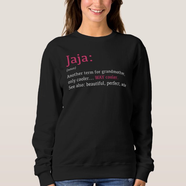 Sudadera Otra definición divertida de Jaja (Anverso)