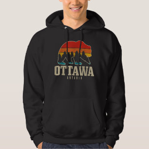 Sudadera Ottawa Ontario Canada Bear Nature Vintage Grizzly