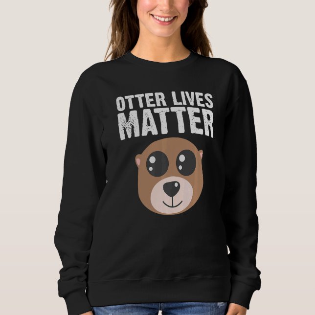 Sudadera Otter Animal For Men Women Sea Otter Mammals (Anverso)