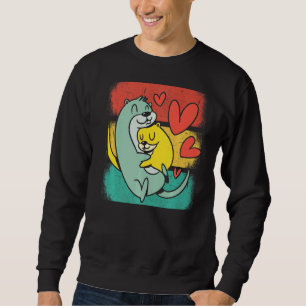 Sudadera Otter Cute Animal Sea Otters Diversión 1