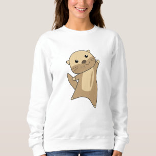 Sudadera Otter Cute Animals Animales Cuidan Animal Para Niñ