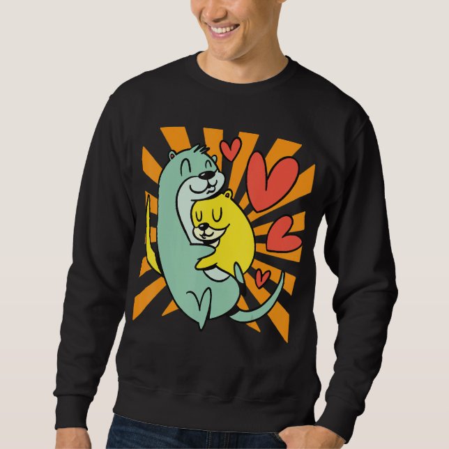 Sudadera Otter Hugging (Anverso)