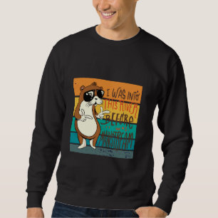 Sudadera Otter, la nutria fresca hipster otter naturaleza a