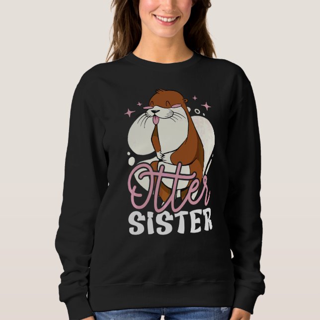 Sudadera Otter Sister Con Una Mantequilla (Anverso)