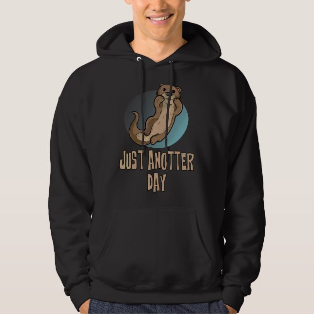 Sudadera Otter Sólo Un Día De Otter Para Las Nueces (Anverso)