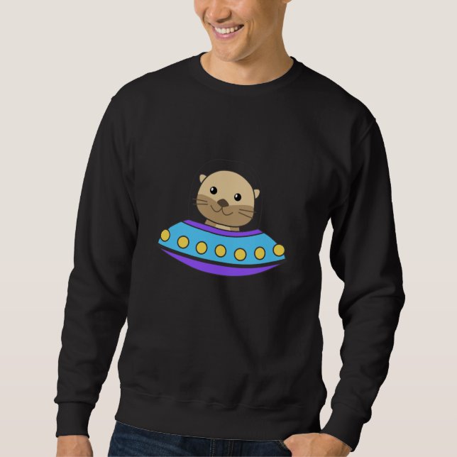 Sudadera Otter Universe OFO En El Espacio Espacial (Anverso)
