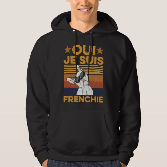 Sudadera Oui Je Suis Frenchie Cita Para Un Bulldog Francés (Anverso)