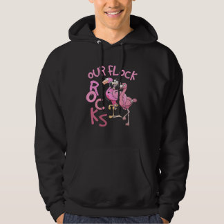 Sudadera Our Flock Rocks Flamingo Matching Family Vacation 