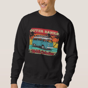Sudadera Outer Banks Retro Surfer Bus Vintage Van Surf
