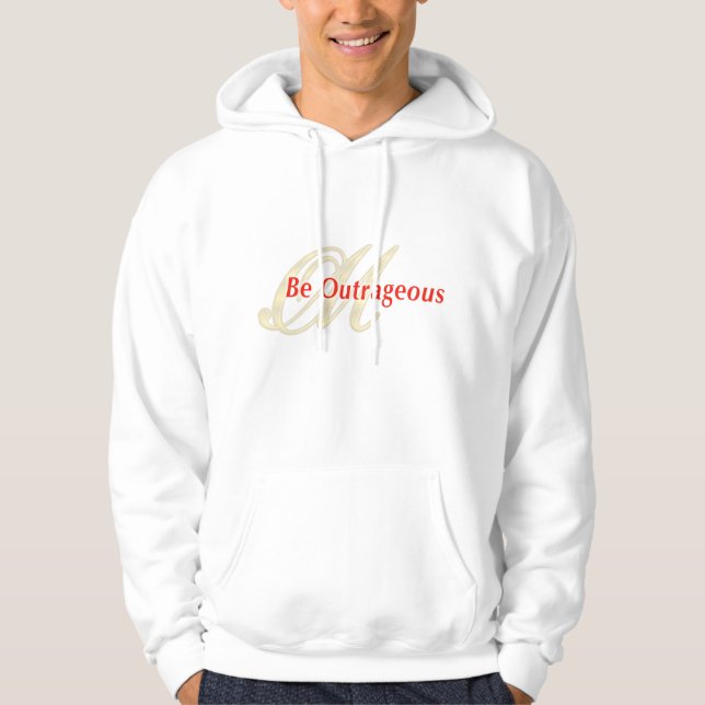 Sudadera OutrageousMasteryBeOutrageous (notexthoodie) (Anverso)
