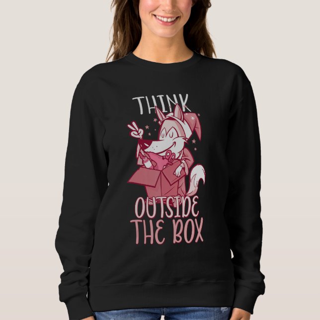 Sudadera Outside The Box Sewing Handwork Tinker Craftwork (Anverso)