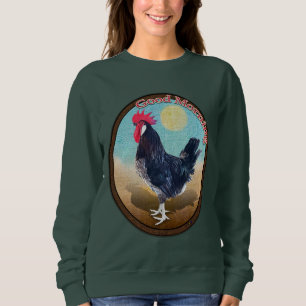 Sudadera Oval de Menorca Rooster Buenos Días