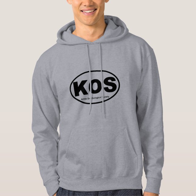 Sudadera Óvalo negro de KOS (Anverso)
