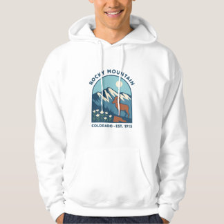 Sudadera Oveja Bighorn de las Montañas Rocosas Parque de me