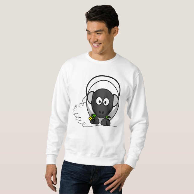 Sudadera Oveja de Música (Anverso completo)