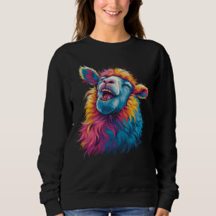 Sudadera Oveja Feliz - Espíritu Alegre Inperezoso