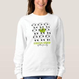 Sudadera Oveja Verde de la Familia, Vegan