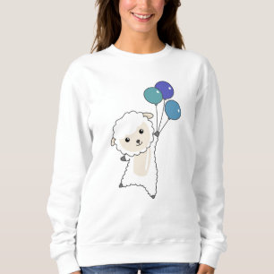 Sudadera Ovejas Barreras Animales Vuela Globos Para Niños