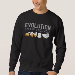 Sudadera Ovejas Divertidas Evolución Palomitas