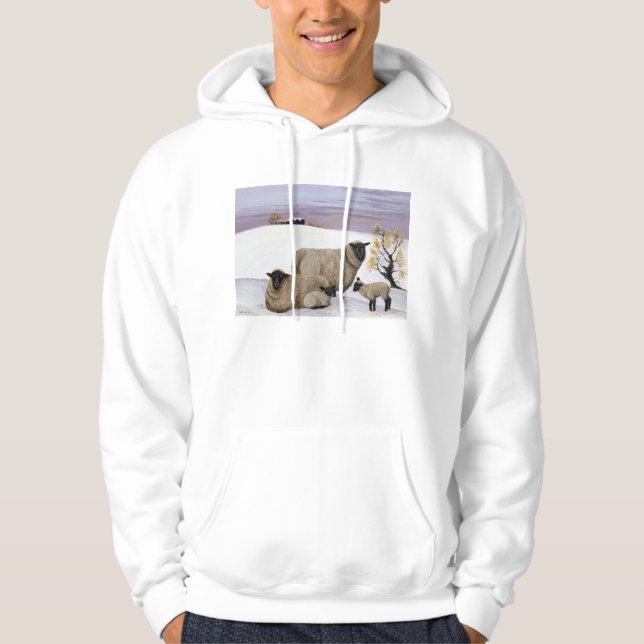 Sudadera Ovejas en invierno (Anverso)