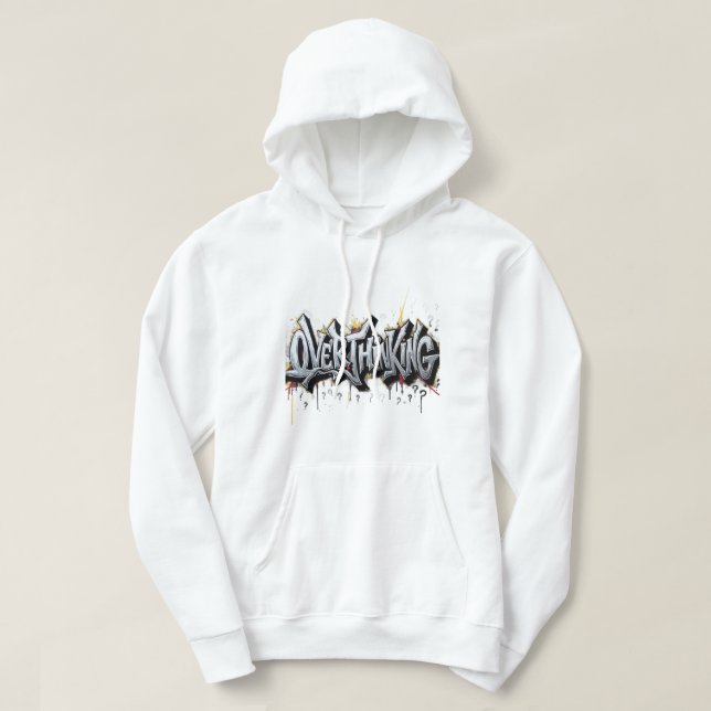 Sudadera Overthinking Chaos (Diseño del anverso)