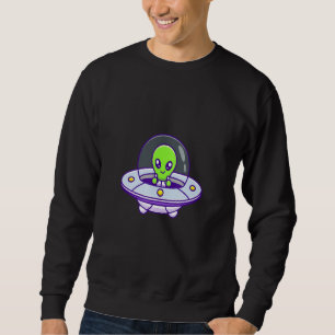 Sudadera Ovni Alienígenas Nave Espacial Extraterrestres Obj
