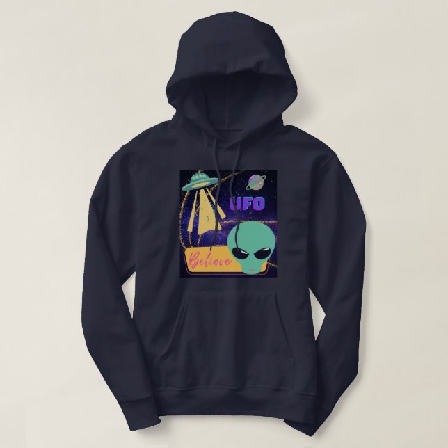 Sudadera ovni, cree extraterrestre (Diseño del anverso)