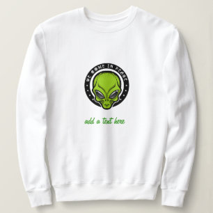 Sudadera OVNI Extraterrestre Alien Sweatshirt