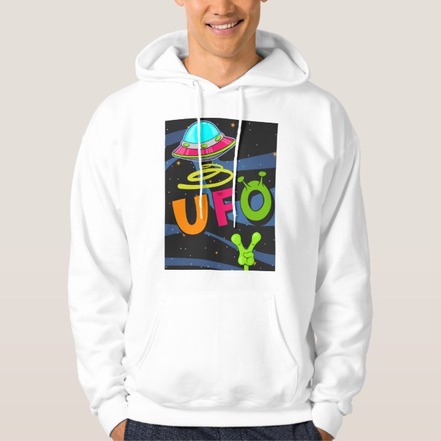 SUDADERA OVNI Y PAZ Y AMOR (Anverso)