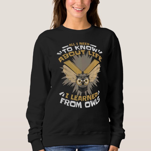Sudadera Owl Bird Animal Owl (Anverso)