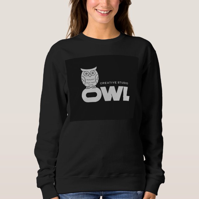Sudadera Owl Creative Studio – Logotipo de búho li (Anverso)