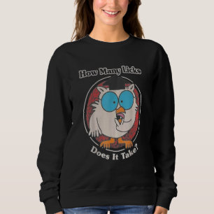 Sudadera Owl Cuántas Licencias Toma Retro Vintage