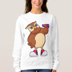 Sudadera Owl Fitness Dumbbell