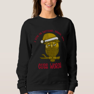 Sudadera Owl Lover Sleepy Caffeine Chaos Cuss Palabras Warm