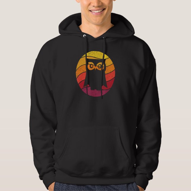 Sudadera Owl Retro Style Vintage (Anverso)