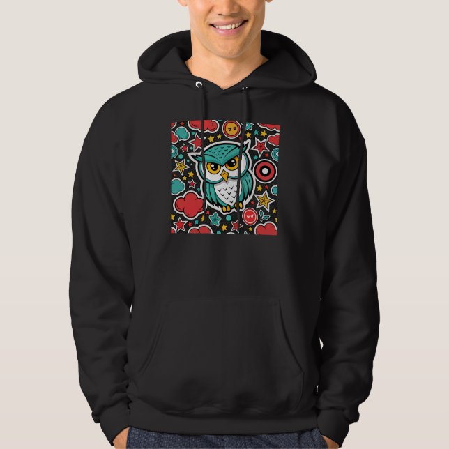 Sudadera Owl se pregunta (Anverso)