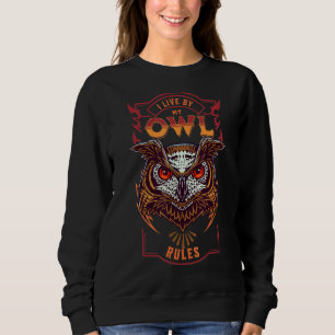 Sudadera Owl Vivo Por Mis Reglas De Búho