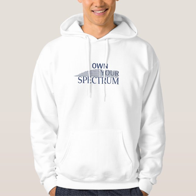 Sudadera Own Your Spectrum – Autism Awareness Month Blue  (Anverso)
