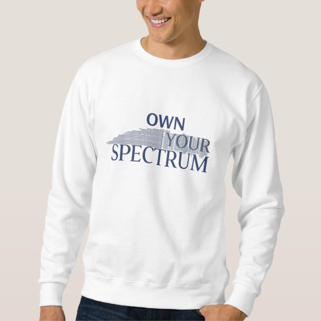 Sudadera Own Your Spectrum – Autism Awareness Month Blue  (Anverso)