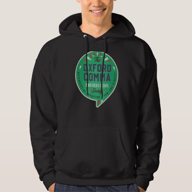Sudadera Oxford Comma Preservation Society Team Oxford (Anverso)
