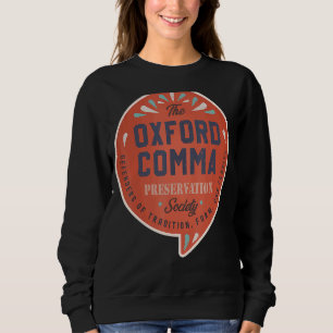 Sudadera Oxford Comma Preservation Society Team Oxford