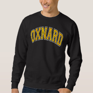 Sudadera Oxnard California Ca Varsity Style Amber Textos